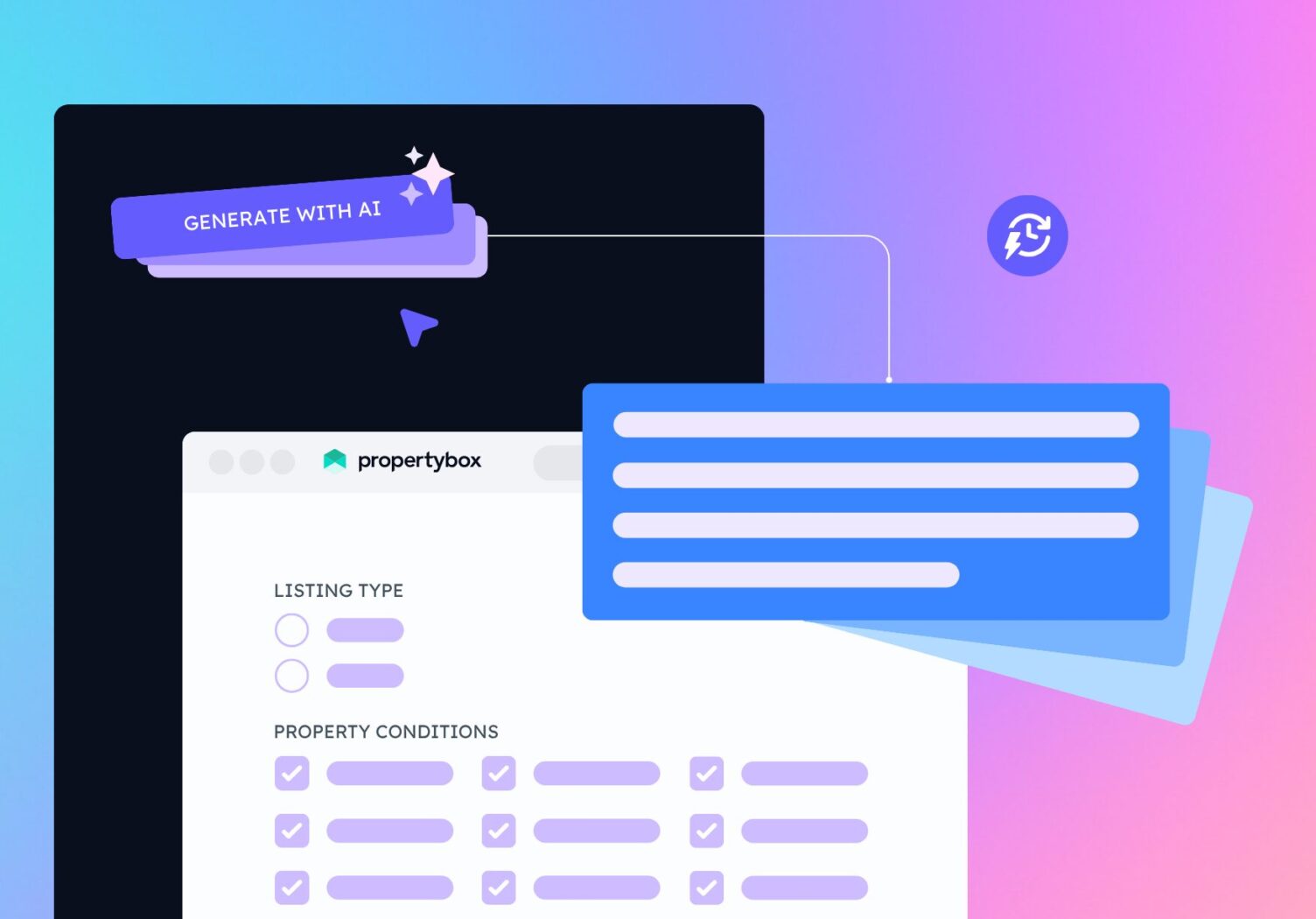 Generate in Second - Listing Descriptions - PropertyBox