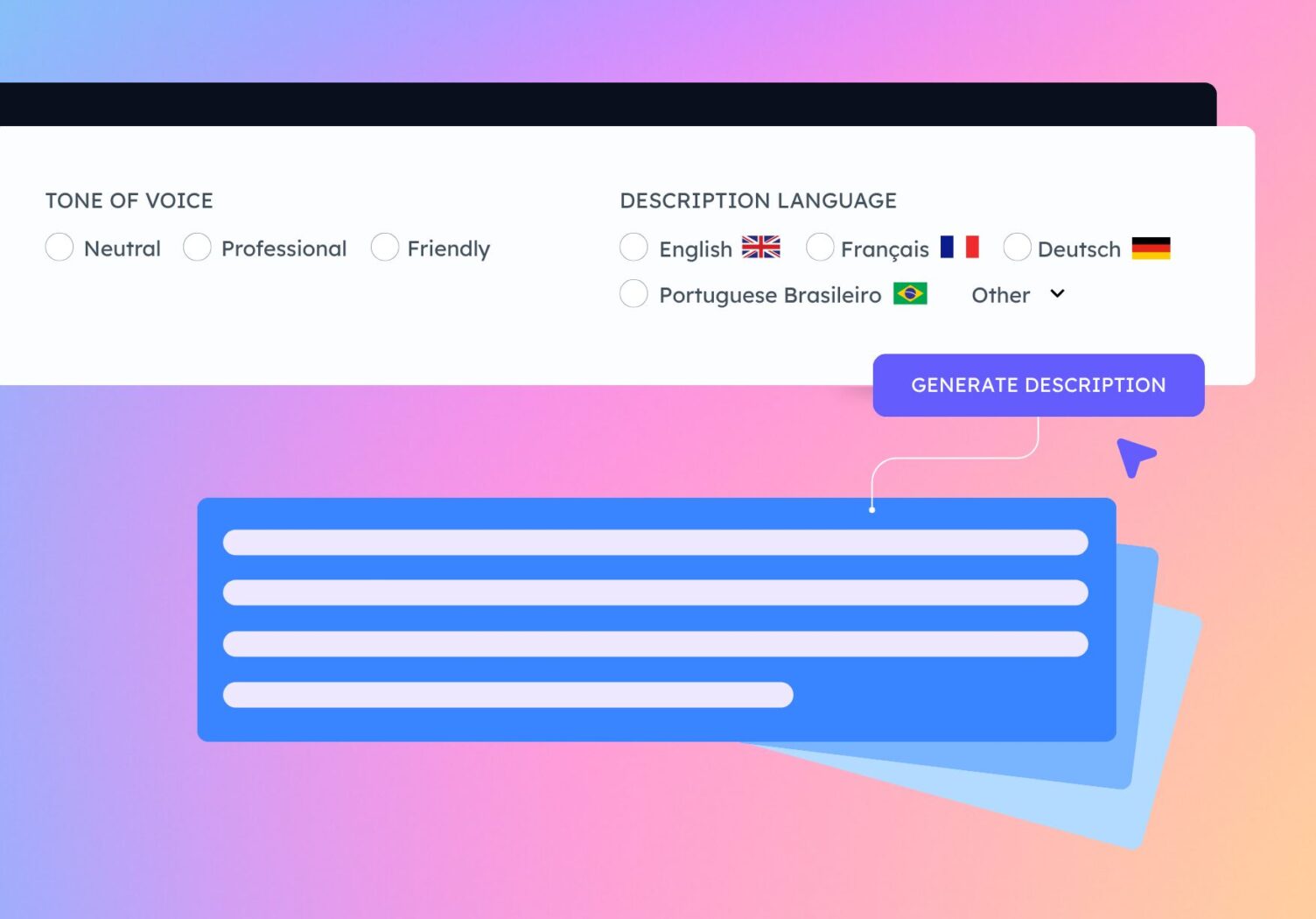 Select Tone of Voice - Listing Descriptions - PropertyBox